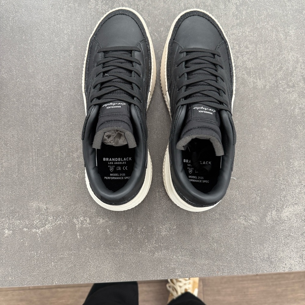Brandblack Downtown Leather Sneakers in Black